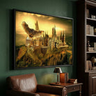 Décoration murale Harry Potter Poudlard pour chambre geek