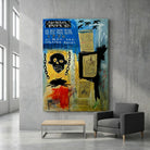 Décoration murale Jean-Michel Basquiat pour loft ou bureau créatif