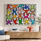 Décoration murale Keith Haring Acrobats II art contemporain