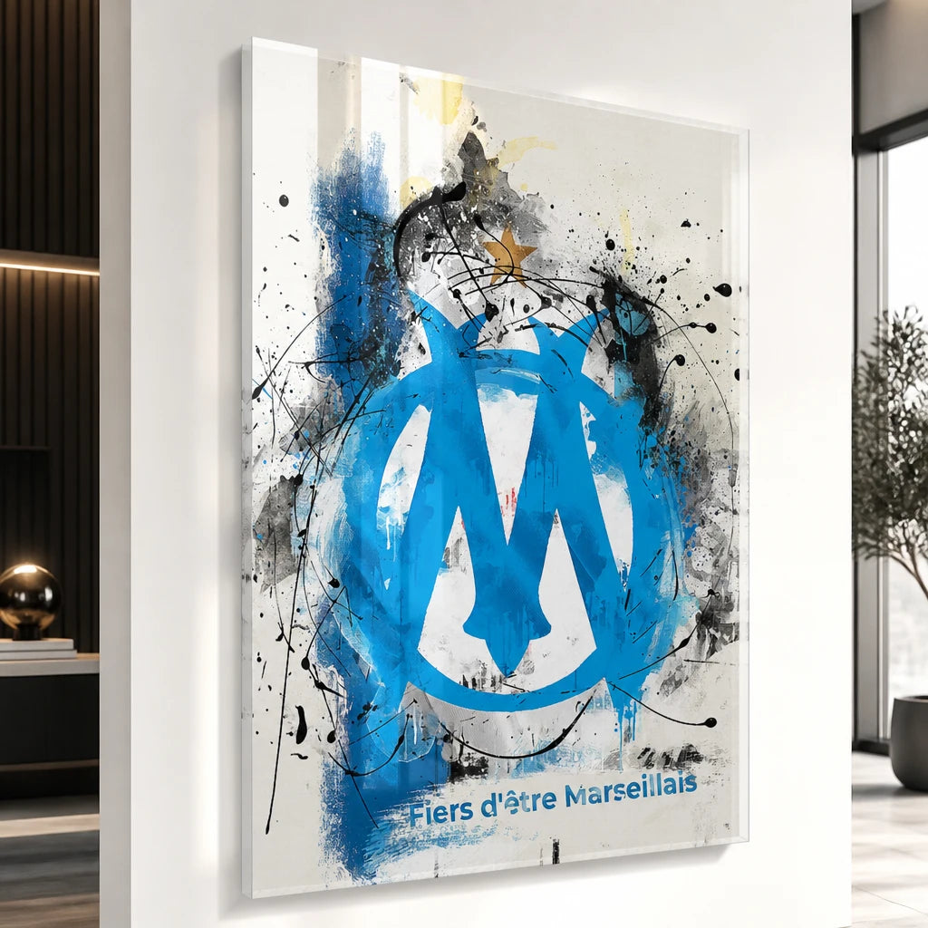 Décoration murale Olympique de Marseille street art