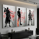 Décoration murale One Piece Luffy Zoro Sanjî pour chambre geek