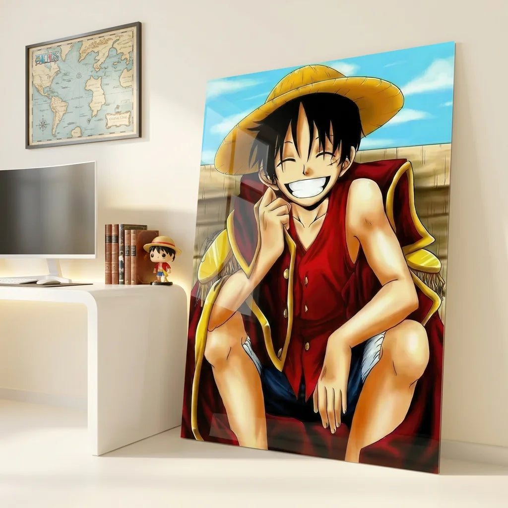 Décoration murale One Piece avec Luffy au grand sourire