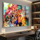 Décoration murale One Piece avec Luffy et ses amis