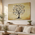 Décoration murale arbre de vie avec prénoms de famille
