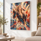 Décoration murale représentant Céline Dion