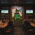 Décoration murale rugby Section Paloise salon