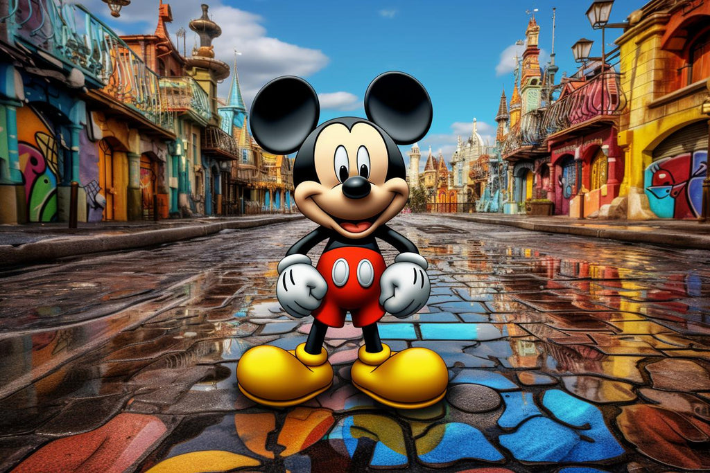 Tableau Street Art Disney