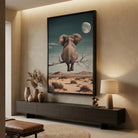 Tableau Éléphant Rêve Lunaire - Tableau Animaux