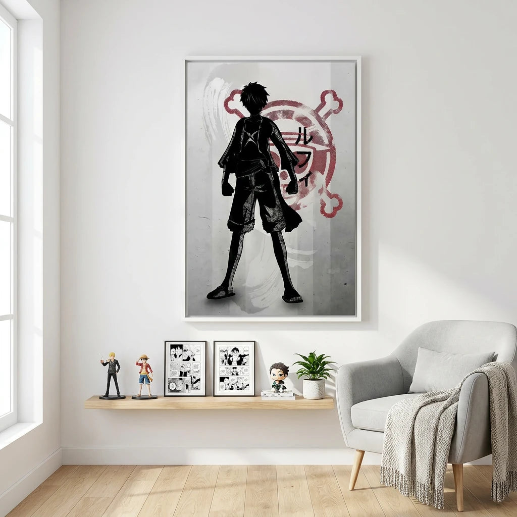 Tableau ONE PIECE Luffy Zoro Sanjî - Toile Imprimée