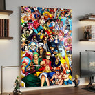 Tableau One Piece On est tous la! 40x60cm / Plexiglas - Tableau One Piece