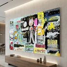 Tableau Street Art Basquiat In Italia - Tableau Street Art