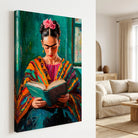 Portrait Frida Kahlo couleurs vibrantes et modernes