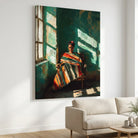 Portrait Frida Kahlo peinture artistique grand format