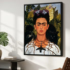 Portrait iconique Frida Kahlo décoration murale