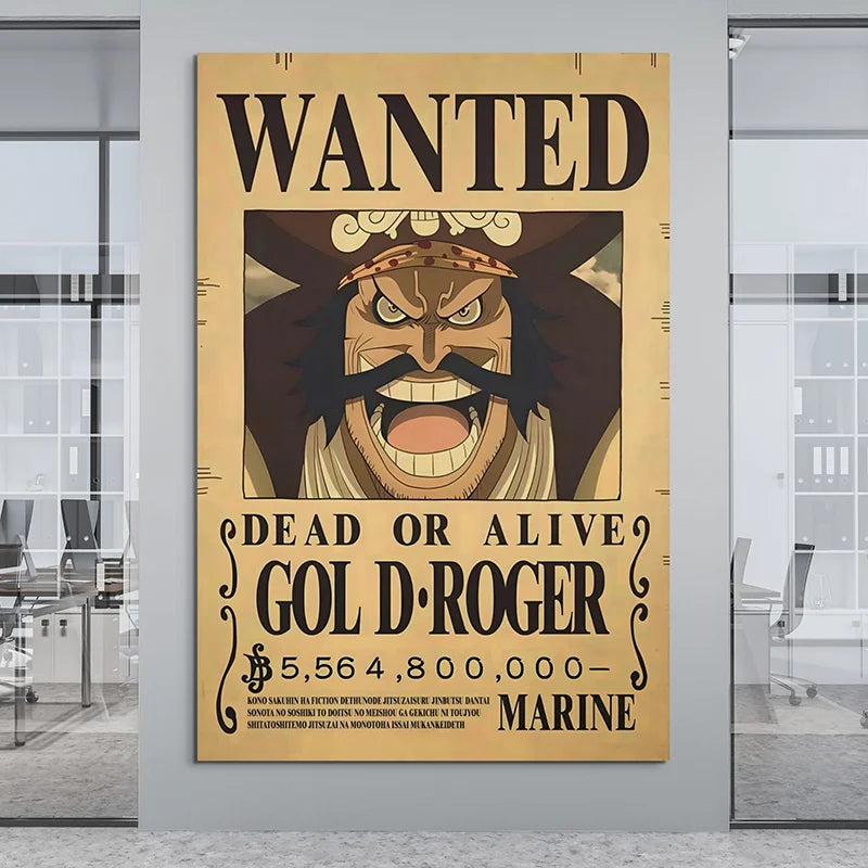 Poster One piece Dead or Alive Gold  Roger