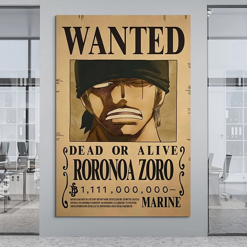 Poster One piece Dead or Alive  Zoro