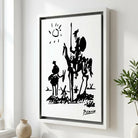 Reproduction Don Quichotte Picasso en toile tendue