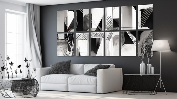 Tableau noir et blanc