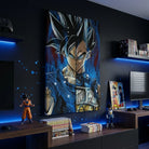 Tableau Dragon Ball Sangoku Vegeta - 40x60cm / Toile tendue sur châssis - Toile Imprimée