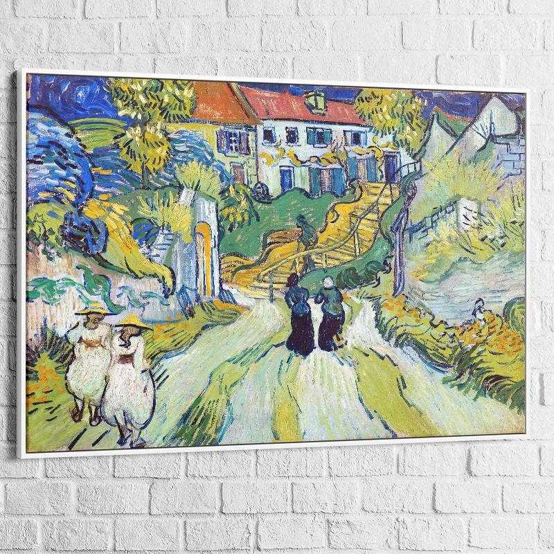 Tableau Vincent Van Gogh L'escalier d'Auvers - Montableaudeco