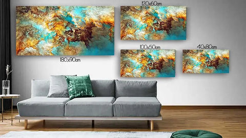 Abstract Canvas Art World