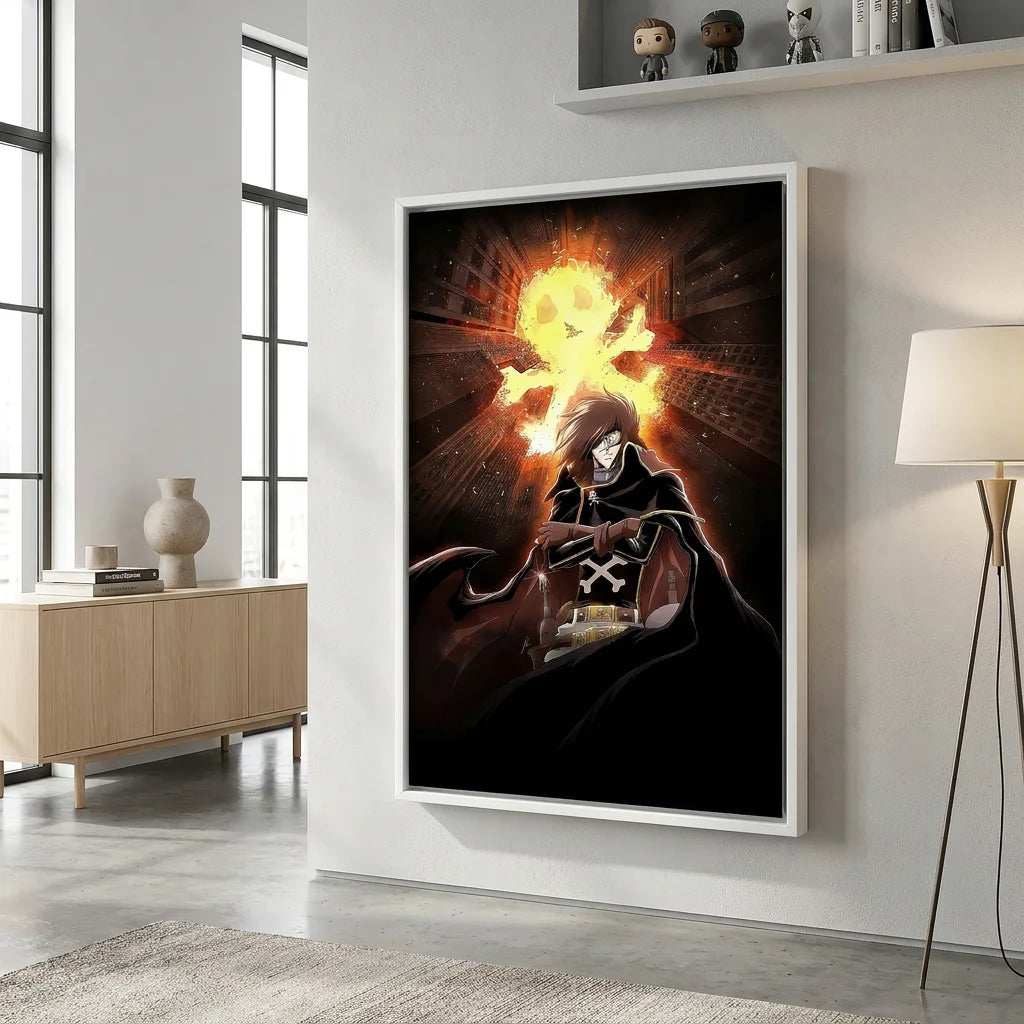 Tableau Albator Le Corsair pour chambre geek