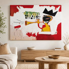 Tableau Basquiat Trumpet – Art Jazz & Street Art