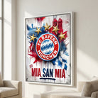 Tableau Bayern Munich décoration murale foot