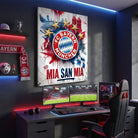 Tableau Bayern Munich street art moderne