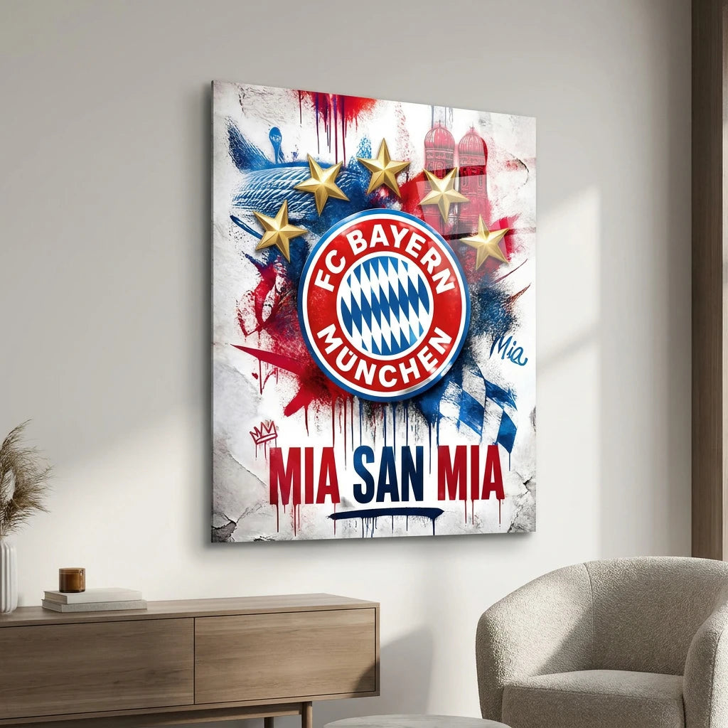 Tableau Bayern Munich style street art