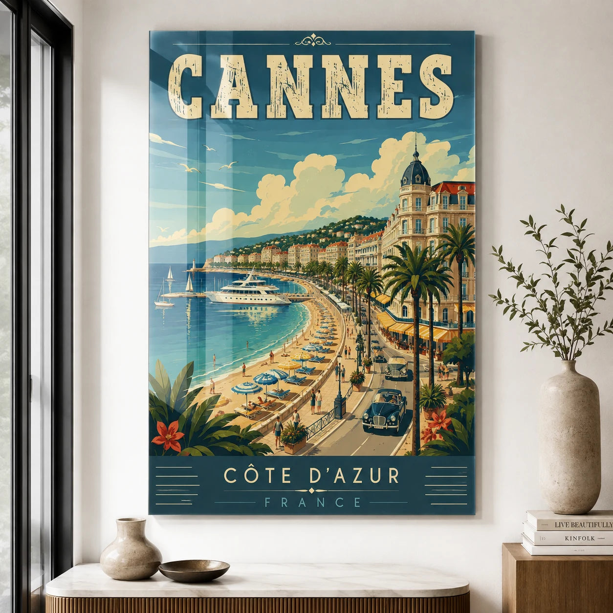 Tableau Cannes Plexiglas