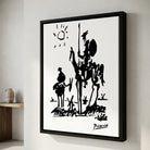 Tableau Don Quichotte et Sancho Panza Picasso