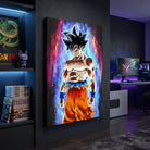 Tableau Dragon Ball Goku Ultra Instinct ambiance intense