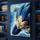 Tableau Dragon Ball avec deux héros manga cultes