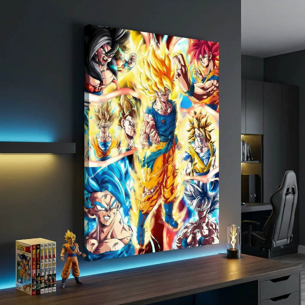 Décoration murale manga Dragon Ball pour fan de Sangoku