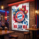 Tableau FC Bayern Munich Graffiti