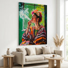 Tableau Frida Kahlo moderne pour salon design