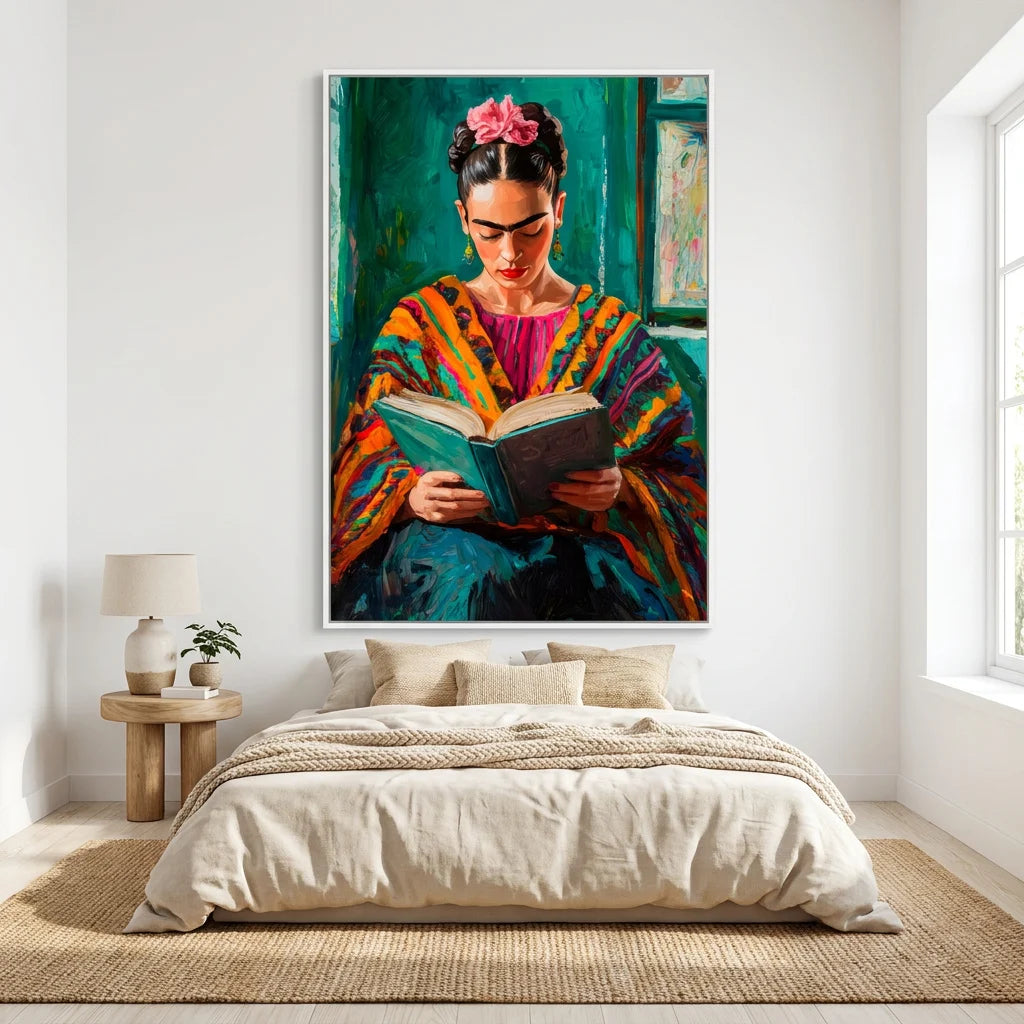 Tableau Frida Kahlo moderne style bohème chic