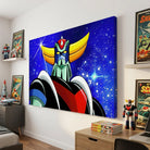 Tableau Goldorak Original style manga rétro spatial