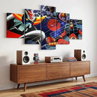 Tableau Goldorak rétro pour salon moderne