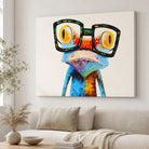 Tableau Grenouille Pop Art Coloré