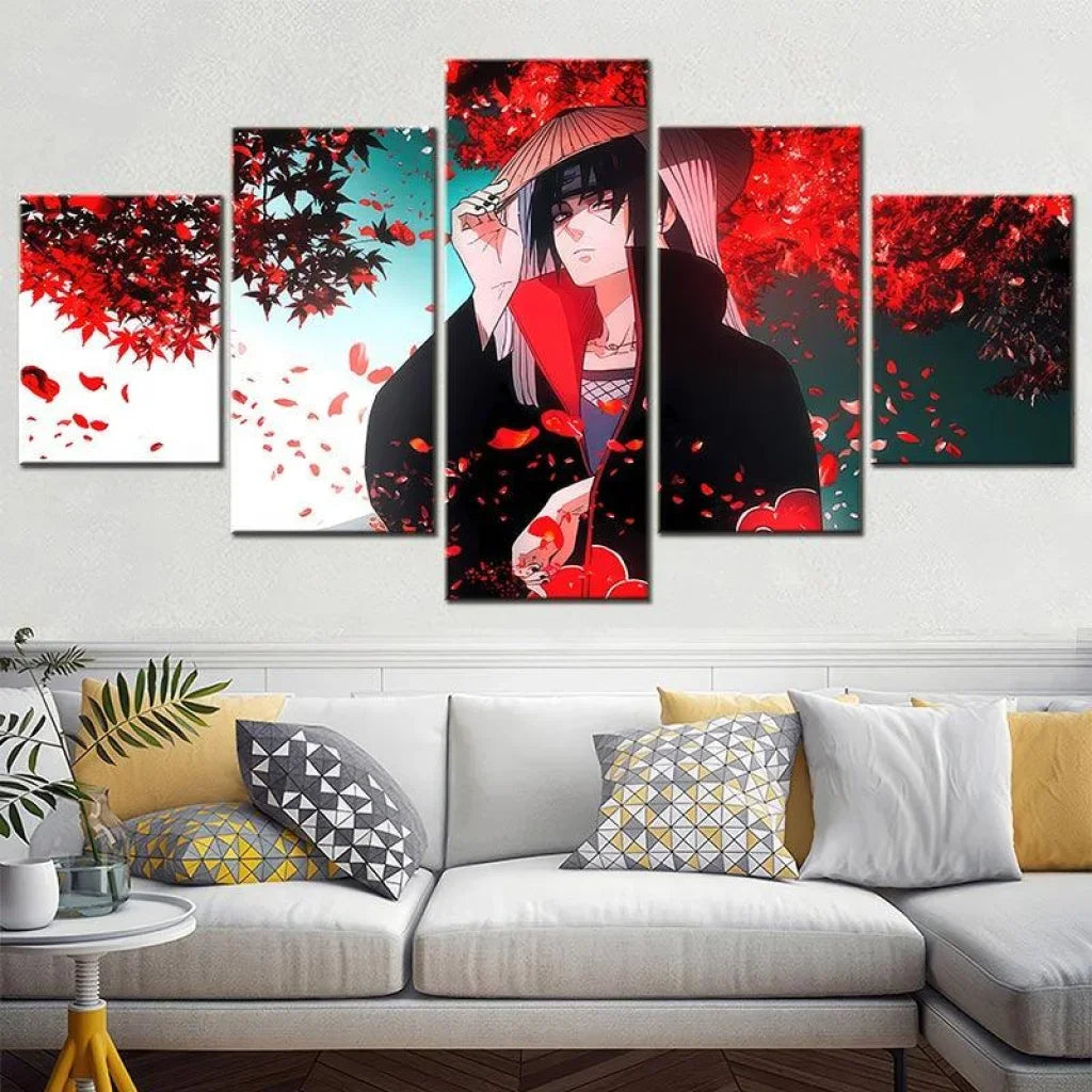 Tableau Itachi Sérénade d’Automne style anime japonais