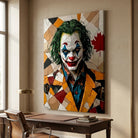 Tableau Joker abstrait coloré moderne