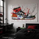 Tableau Jordan Air décoration murale streetwear