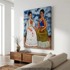 Tableau Les Deux Fridas de Frida Kahlo style bohème artistique