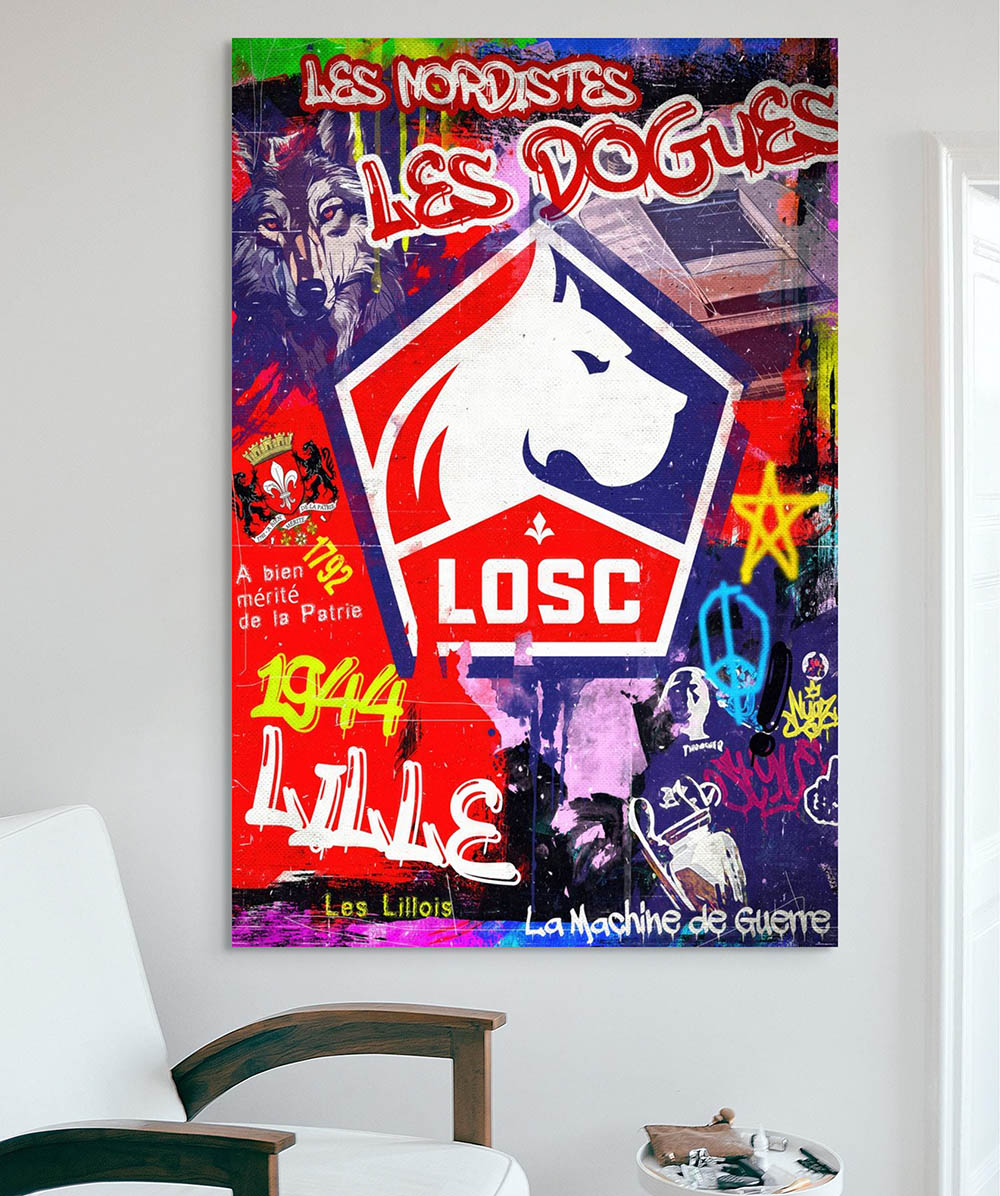 Tableau Lille LOSC FOOTBALL a