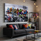 Tableau Marvel Super Héros No Job décoration pop culture