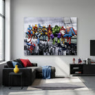 Tableau Marvel Super Héros No Job sur toile tendue