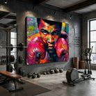 Tableau Muhammad Ali Street Art moderne et coloré