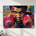 Tableau Muhammad Ali graffiti urbain XXL